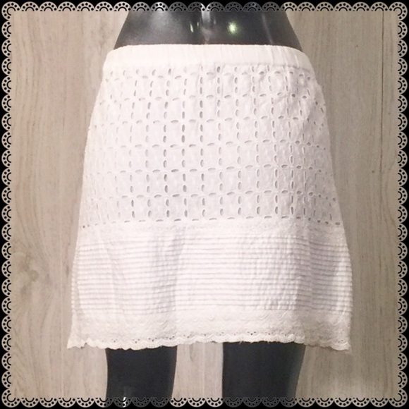 LUCKY BRAND White Skirt Size M-L - Picture 3 of 3